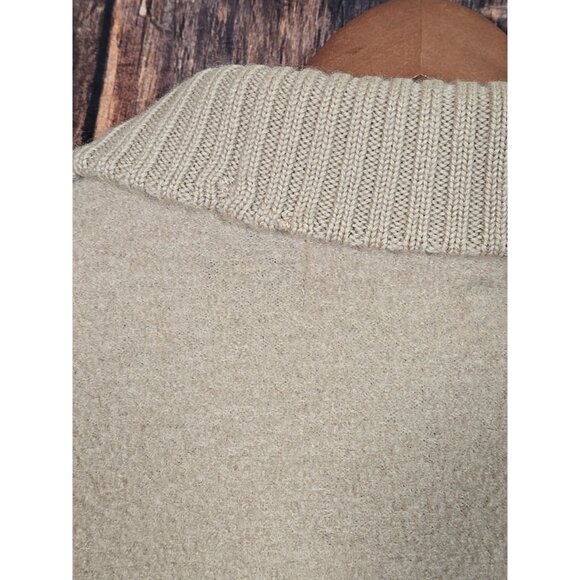 Centigrade Outerwear 100% Wool Coat Jacket Mid Length Tan Pockets Women's 1X - Picture 11 of 12